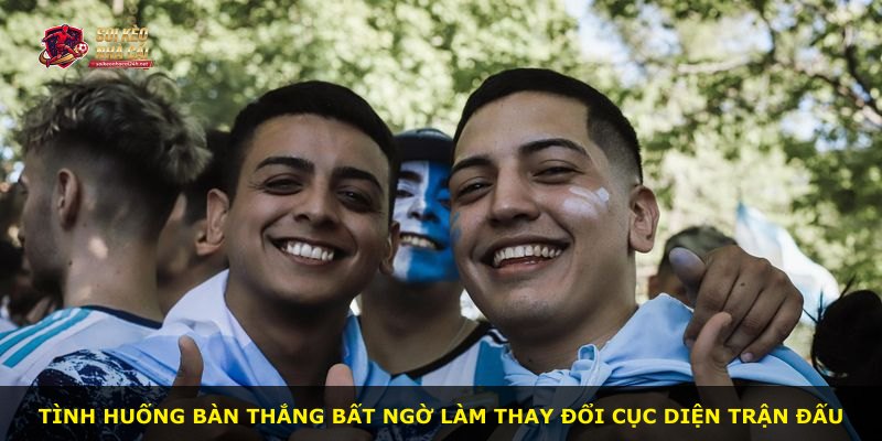 Tình huống bàn thắng bất ngờ làm thay đổi cục diện trận đấu